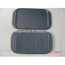 hot sale cast iron pre-seasoned reversible griddle